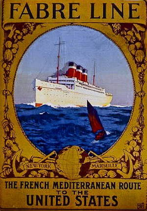 Poster for the Fabre Shipline