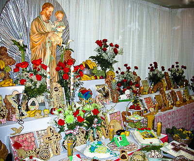 Viva San Giuseppe saint josephs altar 400px Viva San Giuseppe