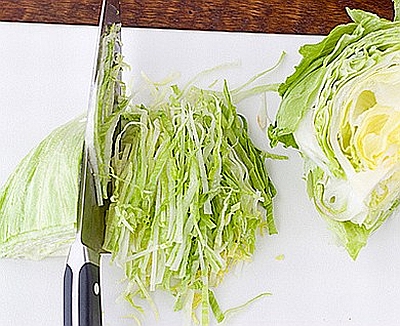 shredded iceberg lettuce Shredded Iceberg Lettuce Salad